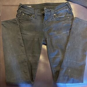 halle black mid rise super skinny jeans